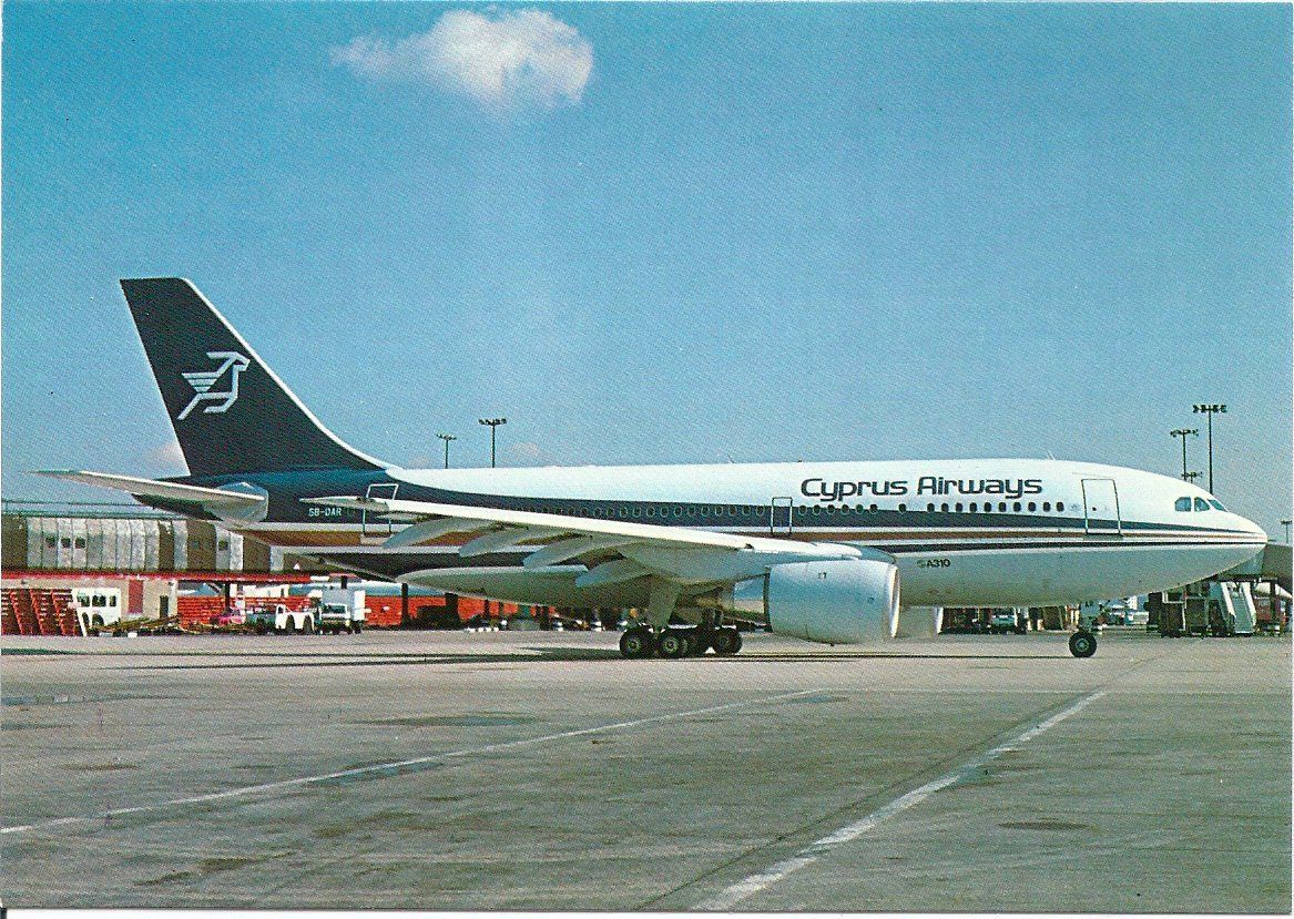 Cartes postales: Cyprus Airways A310 5B-DAR – Neuf avec emballage d'origine à Thun par Abigboss