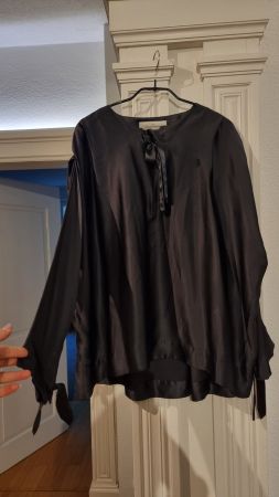 Malene Birger Designer Damenblouse, wie neu, grau, Gr.38