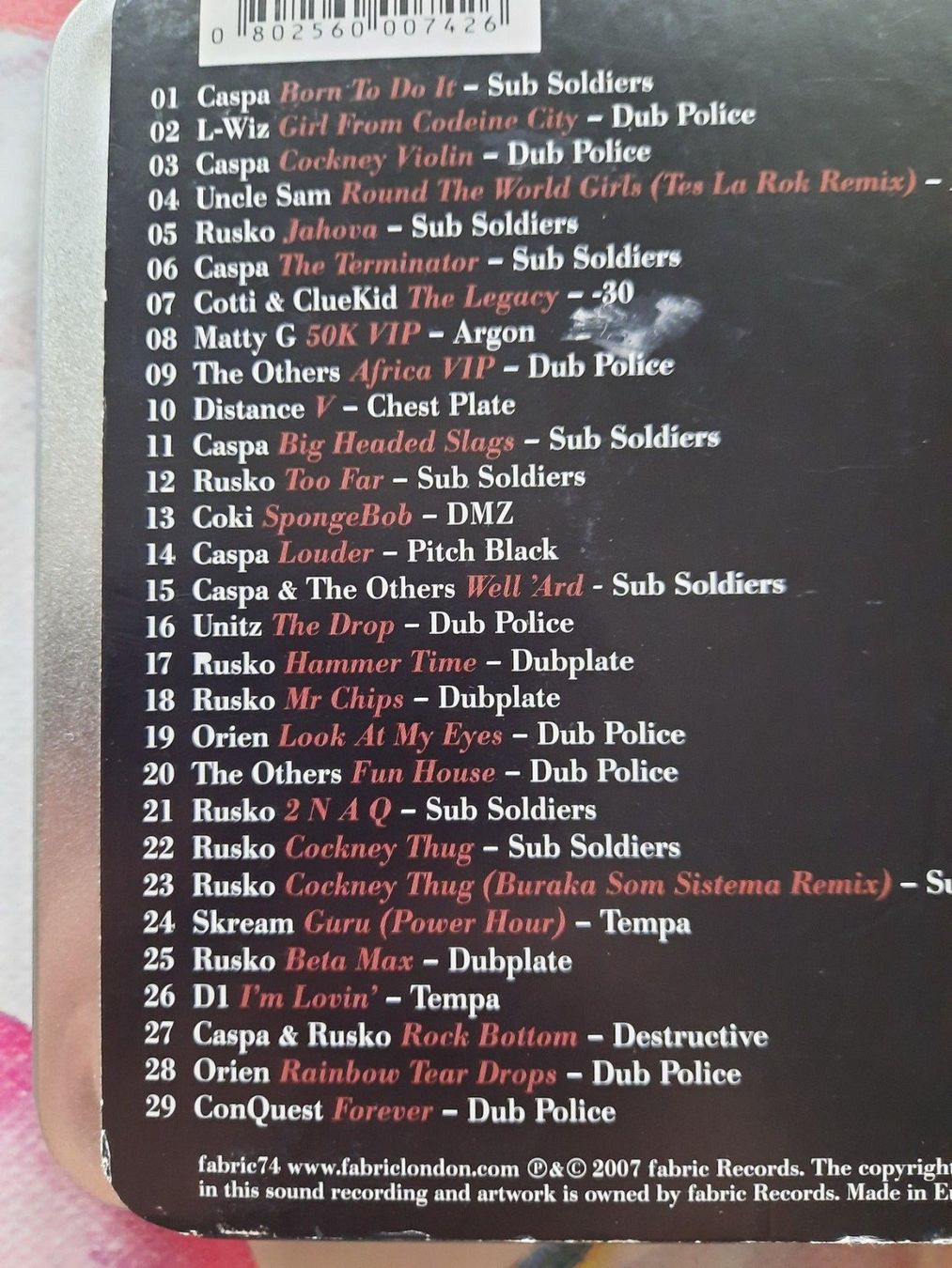 CD: CD Caspa & Rusko - Fabric Live 37 – Usato da Pully venduto da bro_n52j 2