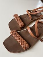 Neue Leder Sandalen BOLD Matters Gr. 35 Flecht Sommer