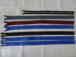 Reissverschlüsse 7 Stück TEILBAR, 46-64cm