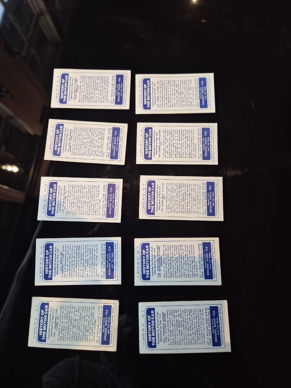 Sammelbilder & Trading cards: Zigarettenbilder Autos lot 2 – Gebraucht aus Hofstetten BE von hillhood 1