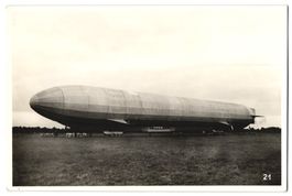Fotografie Luftschiff Zeppelin Hansa LZ1