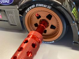 RC Werkzeug Radmutterschlüssel SW 7mm aus Alu 1:10 Modelle