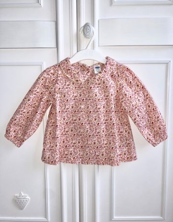 Old Navy baby floral liberty print blouse 12-18 months NEW