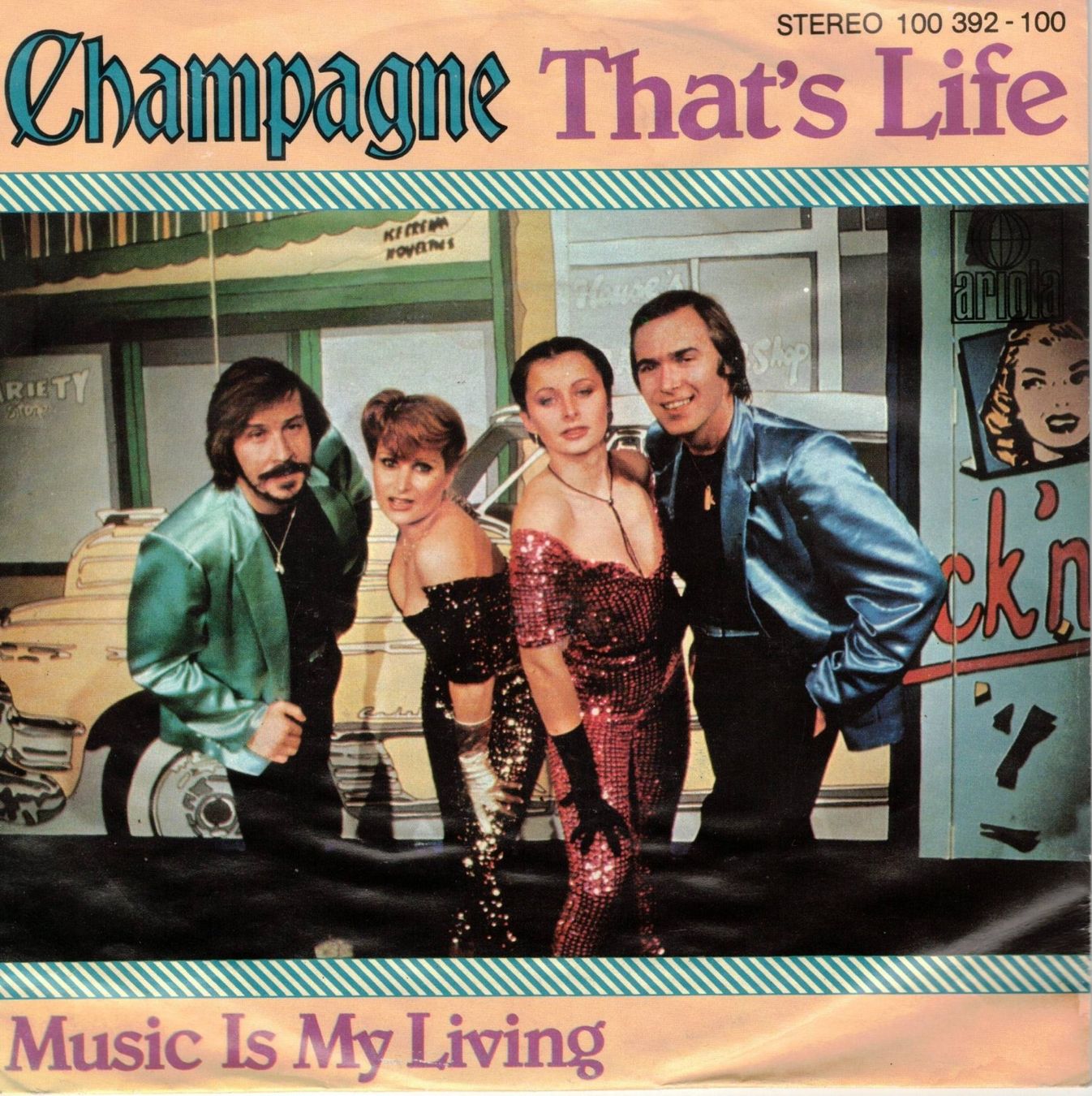 Dischi in vinile: Champagne  -- That`s life   Single7 – Usato da Rheinau venduto da thealbum