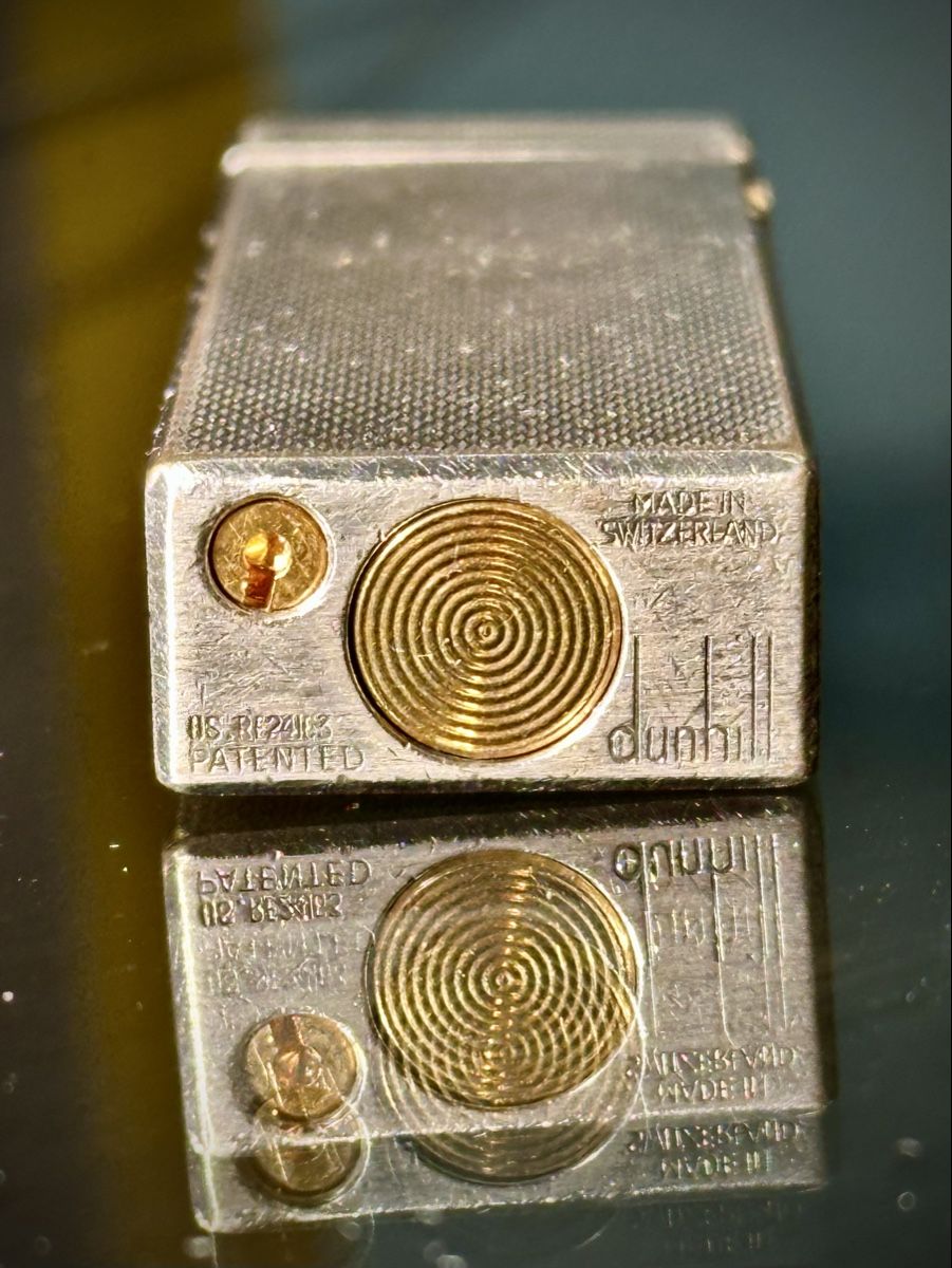 Dunhill Feuerzeuge: Dunhill Rollagas Silver & Gold – Gebraucht aus Zürich von RatsTreasure 8