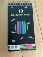 Stylex Buntstifte 10 Stück Metallic dick leicht gebraucht