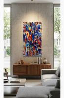 Gemälde " Tiefsee Glut" handmade 50×100