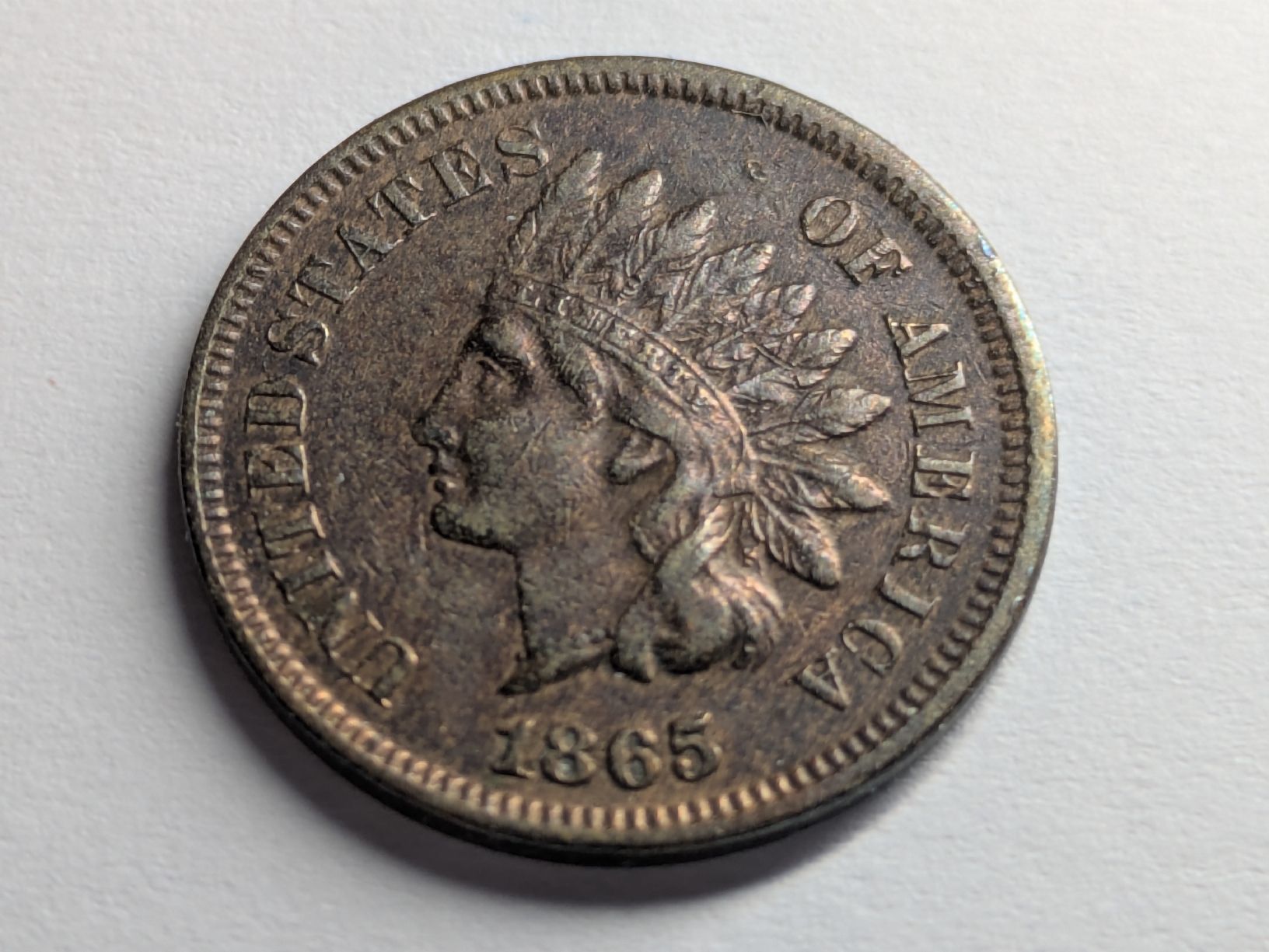 Tutti le monete: 1865 Indian Head Cent 🇺🇸 – Usato da Cottens FR venduto da lima777