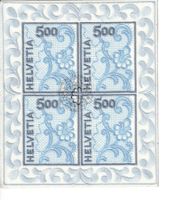 2000 Stickereibogen NABA gestempelt