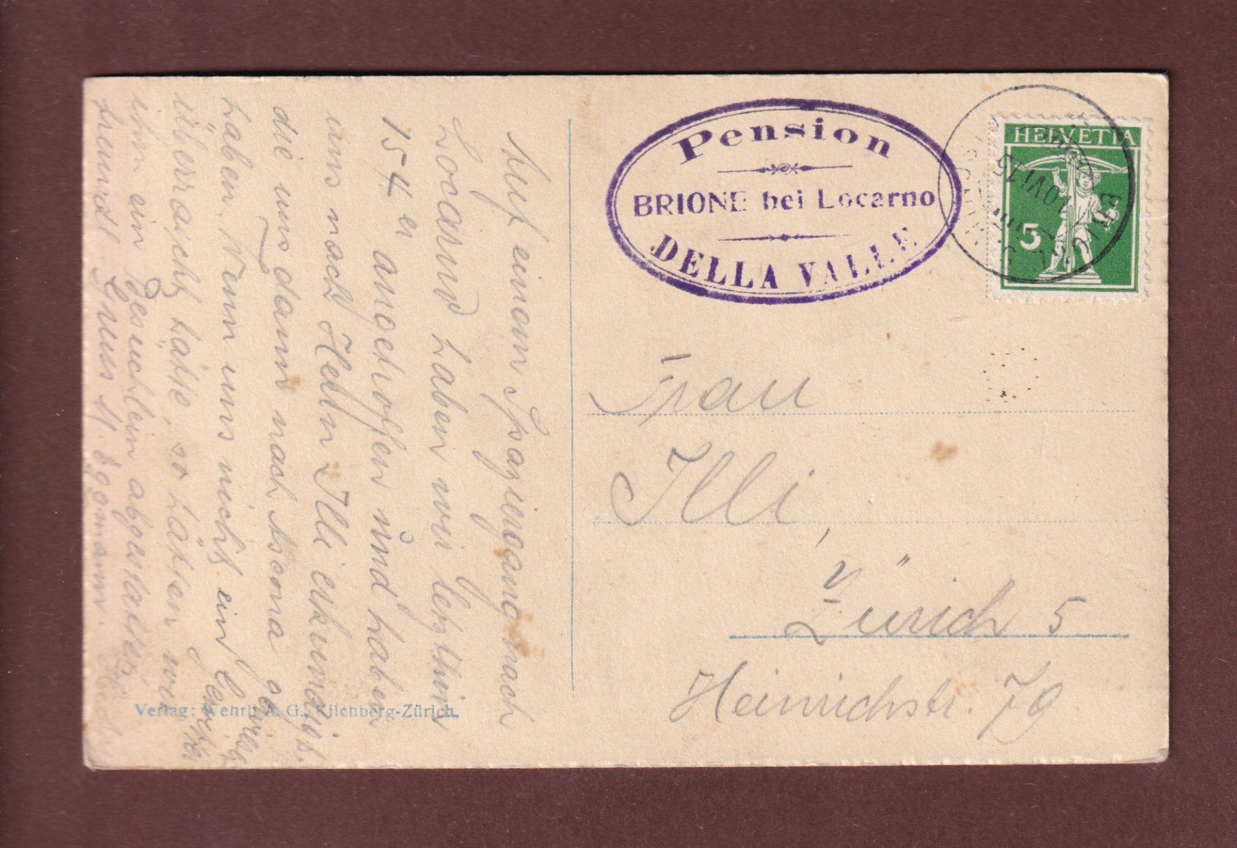 Cartes postales: LOCARNO - 1915 – D'occasion à Pully par nicecards-shop 1