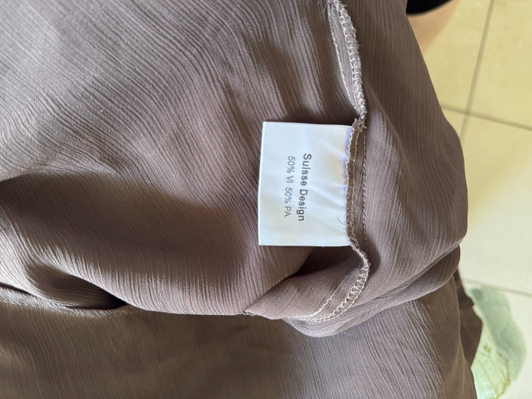 Niederberger Camicette: Sommerliche Niederberger super-leichte Bluse braun – Usato da Muttenz venduto da einfach-schoen 4