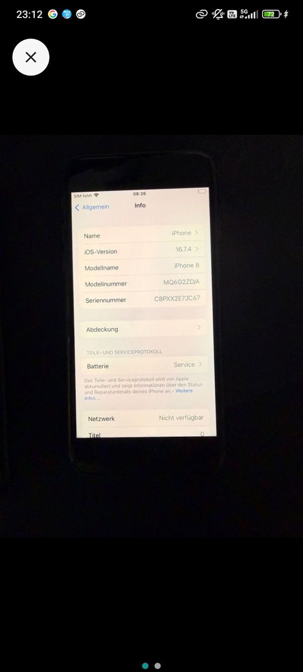 Apple Handys / Smartphones: Apple iPhone 8 64GB – Gebraucht aus Bern von alpweg 1