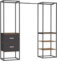 Kleiderständer, offener Kleiderschrank, Garderobenständer