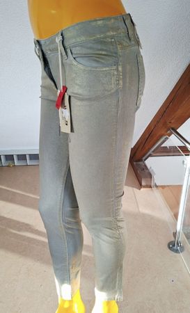 Neue "Was"Hose,  BB Mid-Rise 7/8-eme, Gr. 27, goldiger Touch