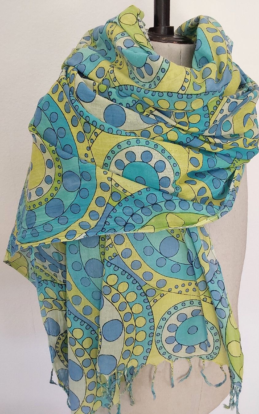 Foulard & Sciarpe: Schal Pareo Baumwolle – Usato da Köniz venduto da scopello12