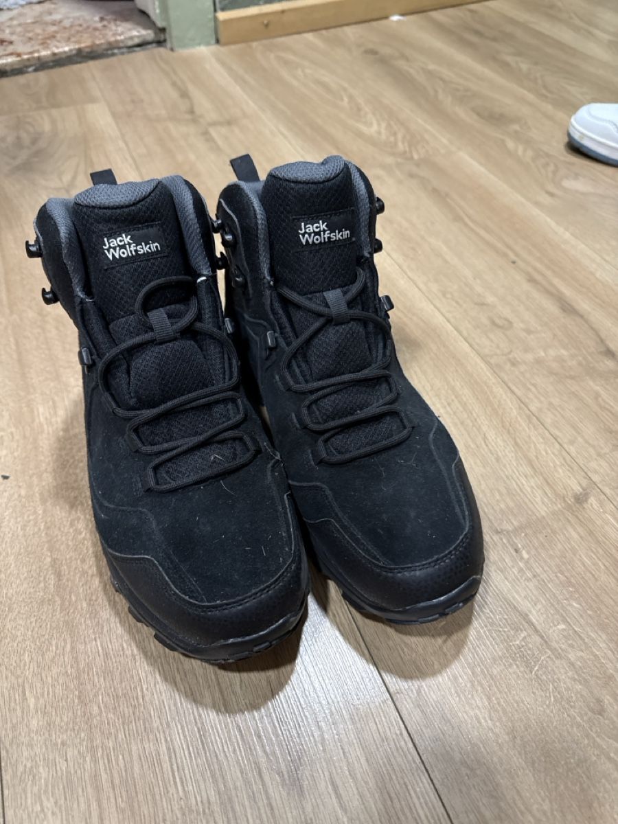 Jack Wolfskin Herrenschuhe: Jack Wolfskin Wanderschuhe schwarz Grösse 43 gebraucht – Neu (gemäss Beschreibung) aus Bad Ragaz von ram_t825