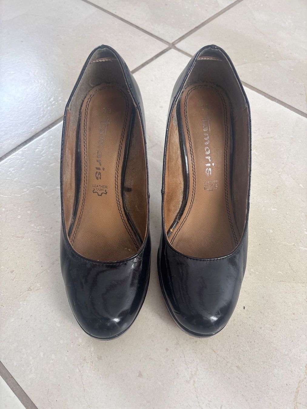 Tamaris Scarpe da donna: Tamaris Damen Pumps Schwarz Gr. 38 – Usato da Pfaffhausen venduto da frickda