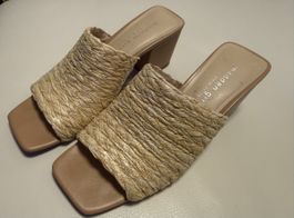Madden Girl Sandalen mit Absatz, Stroh-Optik, Grösse 38