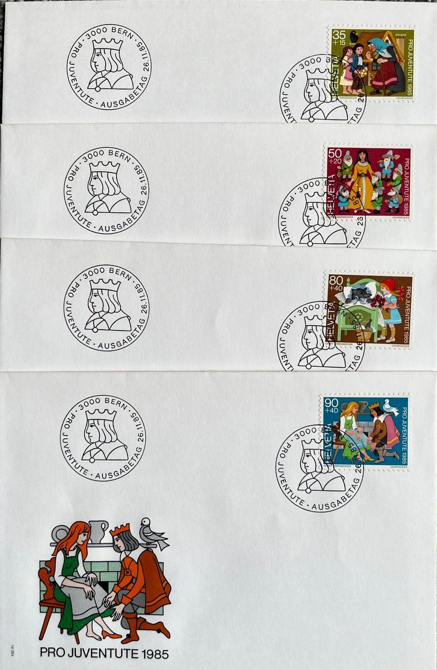 Tutti i francobolli: 1985 Serie PJ Einzel FDC – Usato da Arlesheim venduto da gaugi43