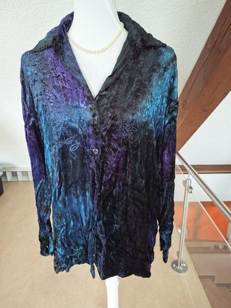 Samt-Bluse von Boom Baba, ca. Gr.M/L , Neu