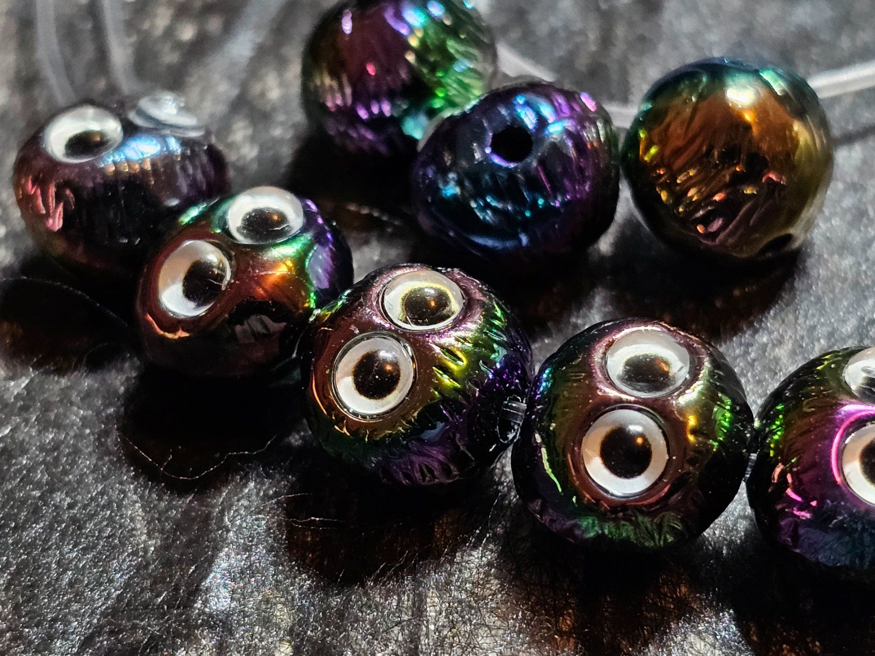 Perle (finte): Zwischen Elemente Eule Olive Kette Basteln Perlen lampwork – Nuovo (secondo la descrizione) da Riedt b. Erlen venduto da Gottestraene 1