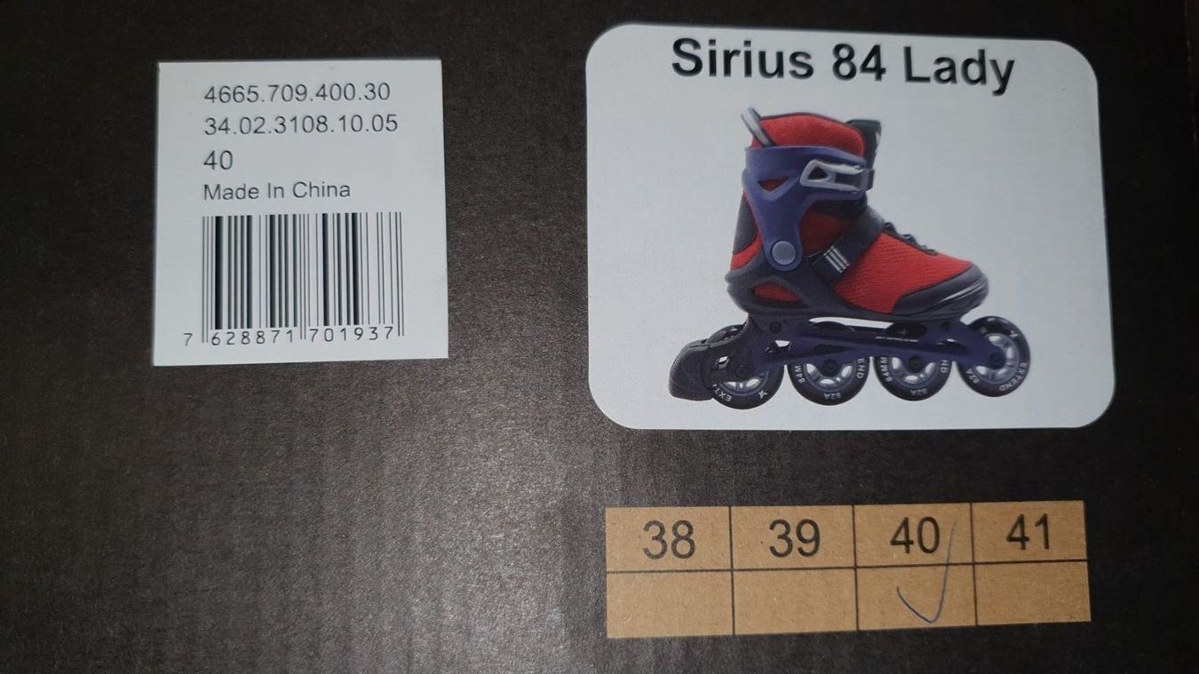 Inline-Skating & Rollschuhe: Roller Sirius Damen City Rollschuhe Größe 40 – Neu und originalverpackt aus Genève von Pandi_Panda 4