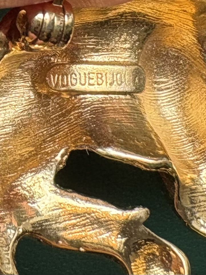 Spille & Fermagli: Schöne Vintage Vogue Bijoux Leopard Brosche – Usato da Zürich venduto da timeless.tones 4