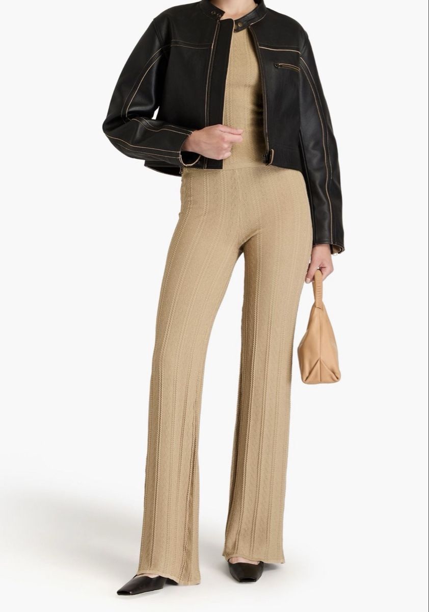 Pantaloni: Beige straight leg classy designer pants – Nuovo e nell'imballaggio originale da Uznach venduto da ger_7gvr 1