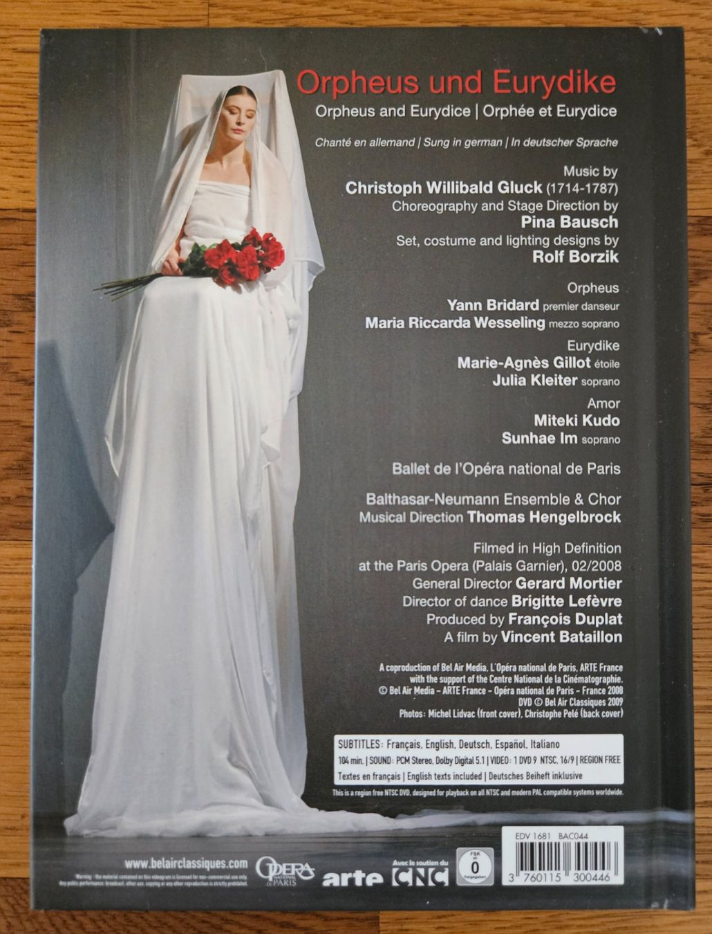 Tutti i DVDs: Orpheus und Eurydike DVD, Pina Bausch, Gluck – Usato da Birmensdorf ZH venduto da Wendepunkt... 1