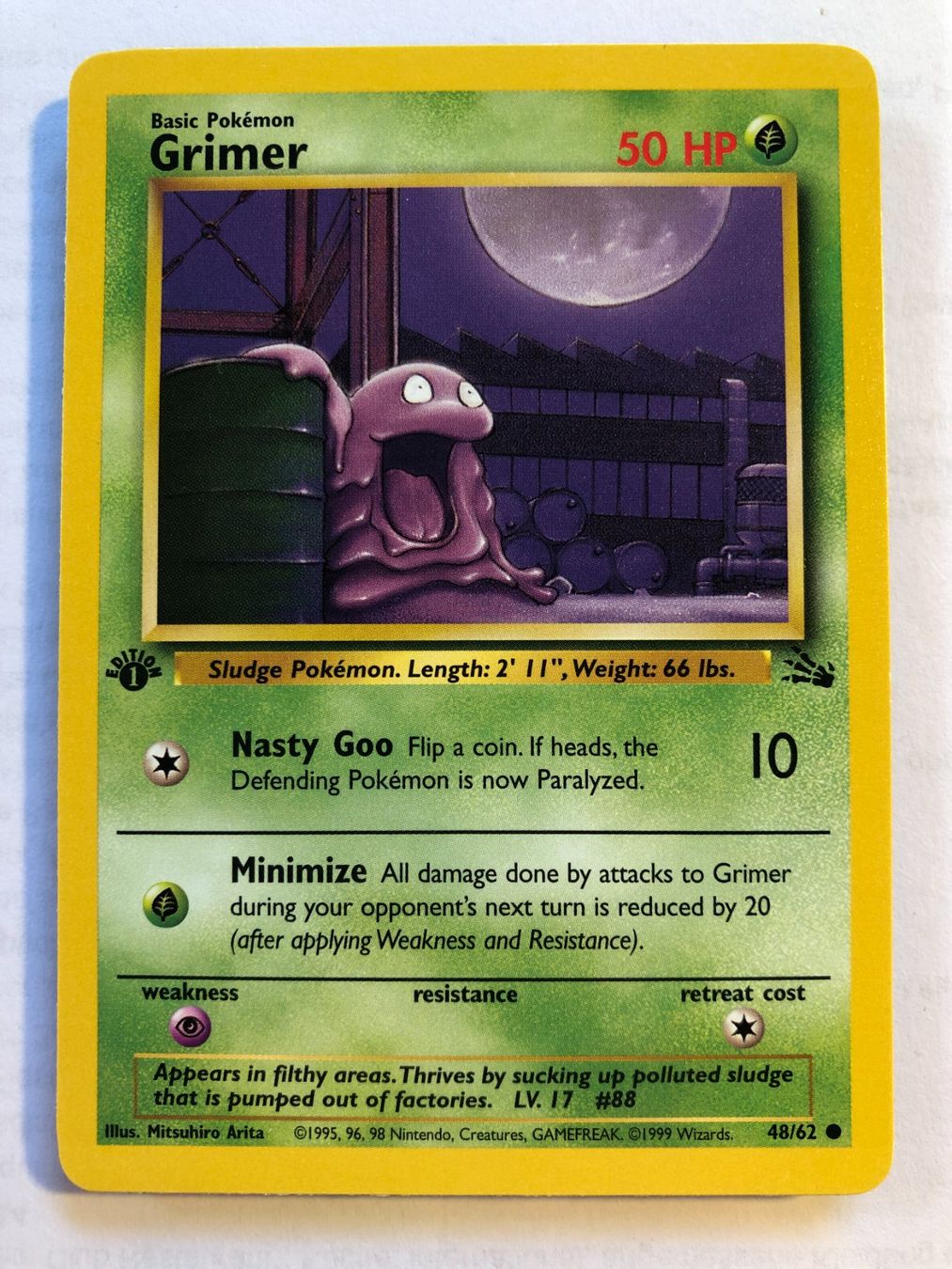 Sammelbilder & Trading cards: Grimer 1st Fossil - MINT - ab 1.- – Gebraucht aus Giubiasco von dan_pr8b