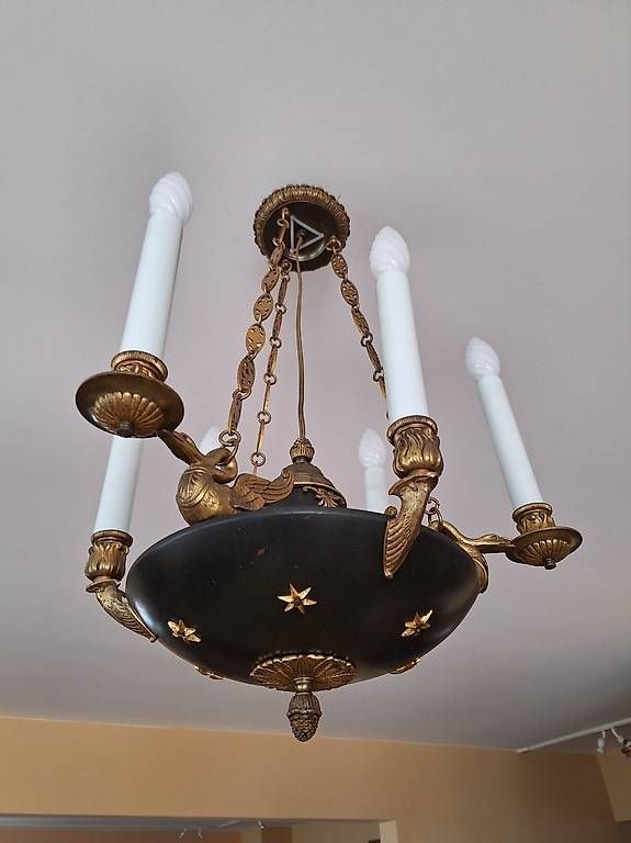 Lampadari & plafoniere: Lustre Empire à 6 feux – Usato da Bevaix venduto da tor_5z8m