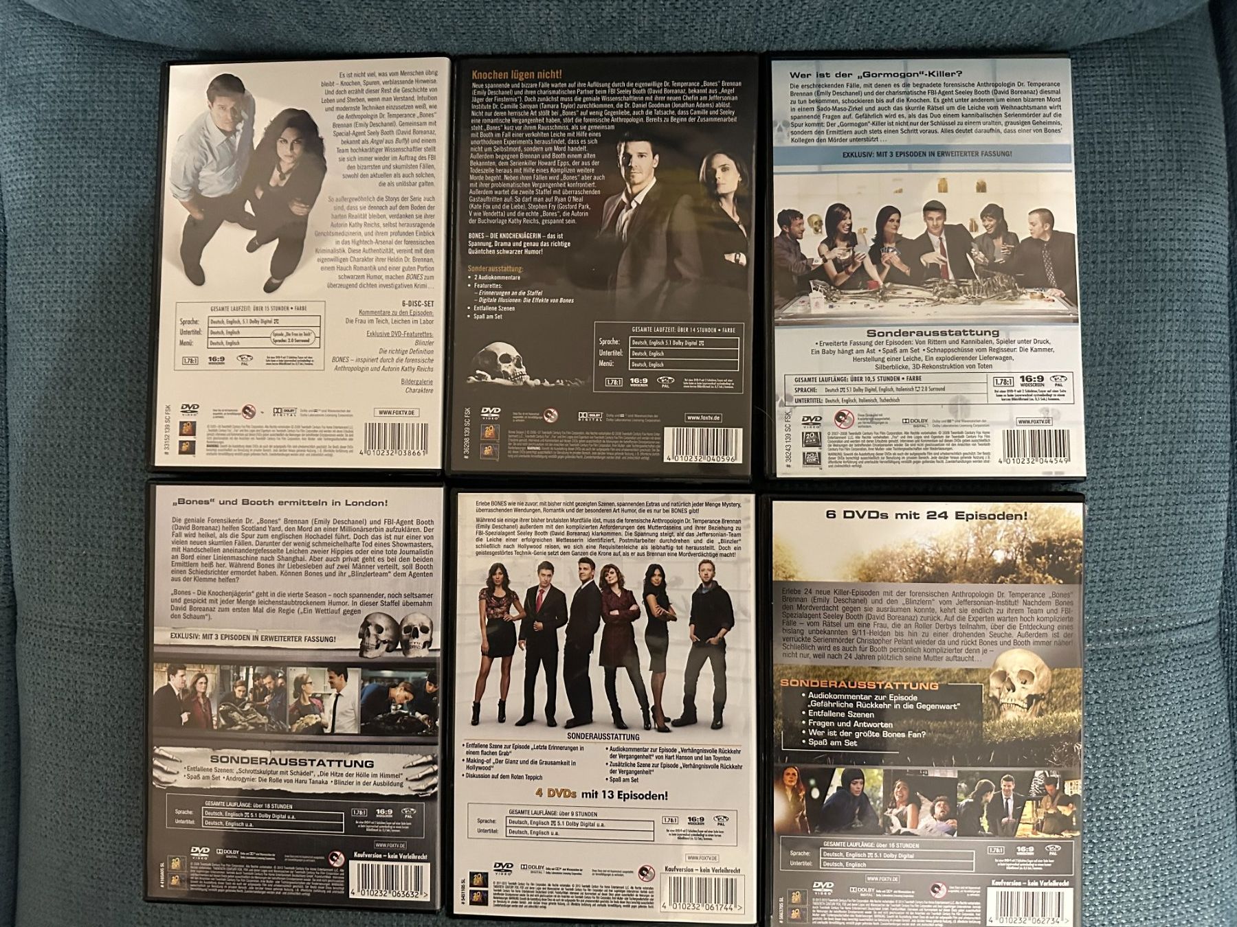 Alle DVDs: Bones Die Knochenjägerin Staffel 1bis 4 + 7und 8 – Gebraucht aus Seewen SO von DVD-Movie-Fan 1