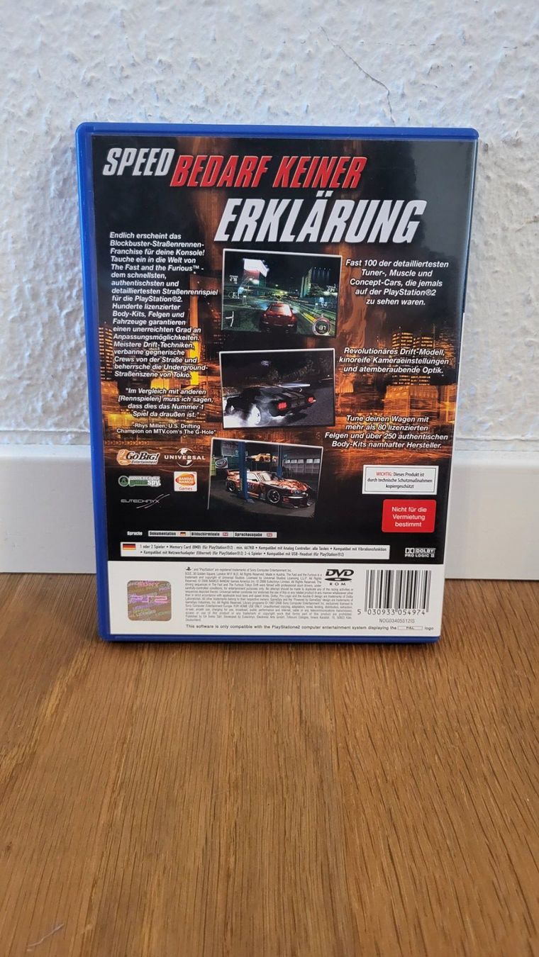 Sony Giochi: PS2 - The Fast and the Furious – Usato da Münsingen venduto da DigitaleSpielecke 1