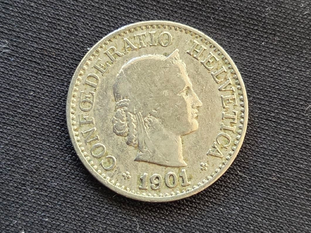 Tutti le monete: 10  cts 1901 – Usato da Genève venduto da bbastos