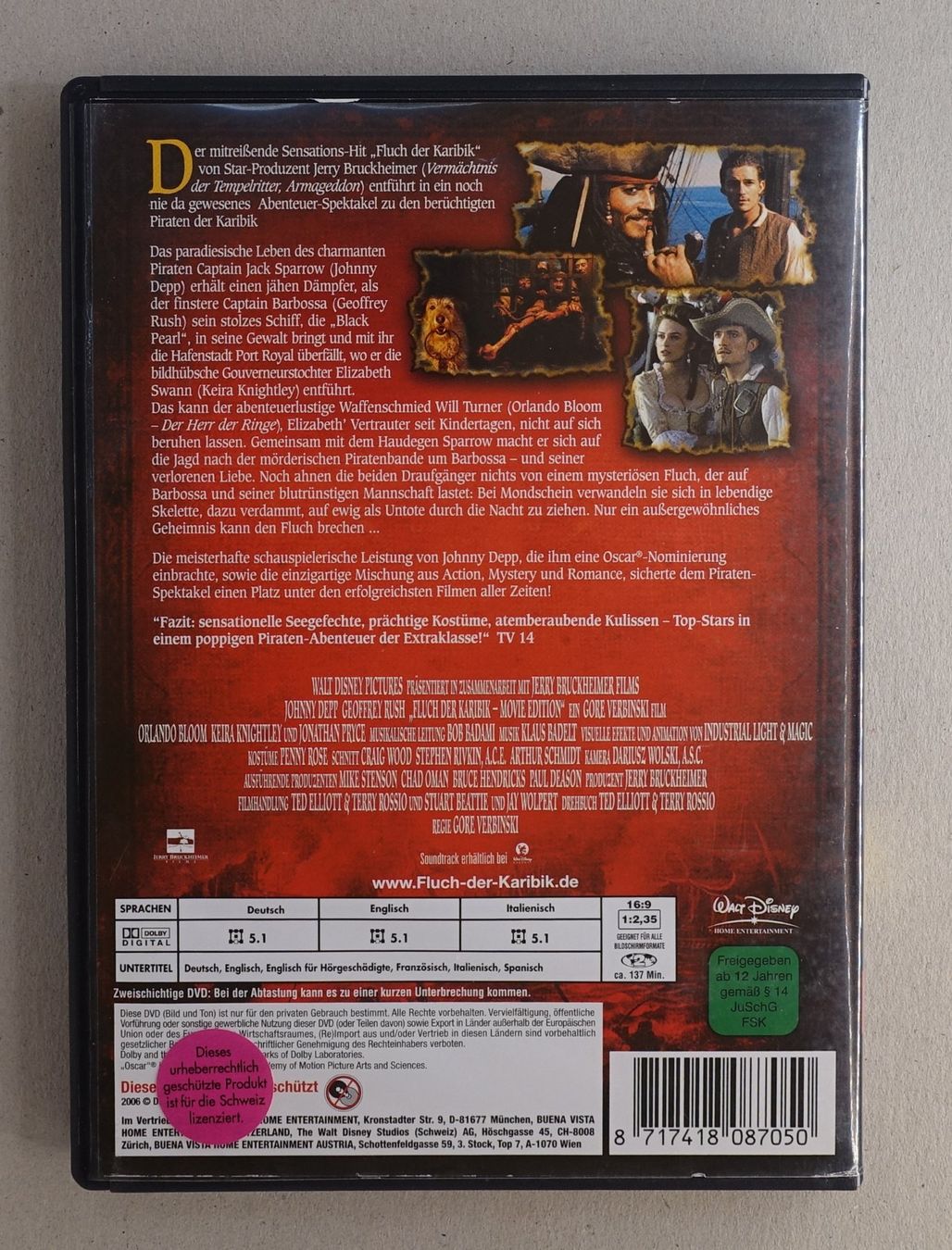 Alle DVDs: Fluch der Karibik – Gebraucht aus Sessa von fraenklishop 1