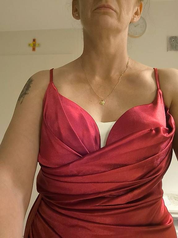Vestiti: Neues Abendkleid mit Schleppe Gr.38 – Nuovo e nell'imballaggio originale da NIEDERLENZ venduto da basamajo 3