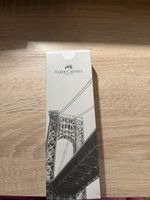  faber castell, stylo bille rotatif Guilloché bleu azur 