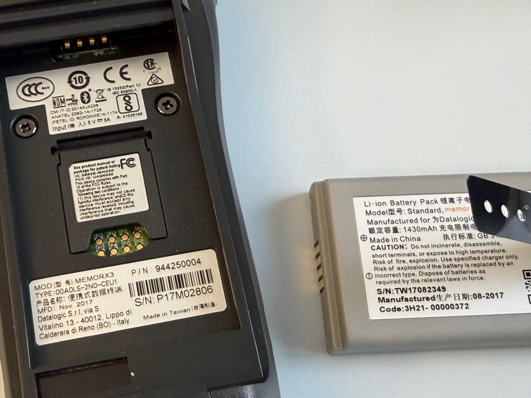 Scanner: Datalogic Memor X3 / Barcode Scanner – Usato da Einigen venduto da Medicom-Pharma 4