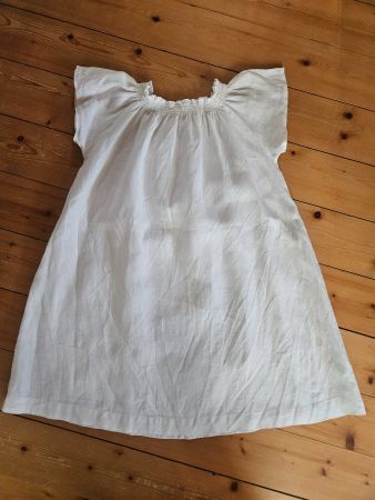 Wunderschönes Leinenkleid weiss, 134, wie pomp de lux, Fest