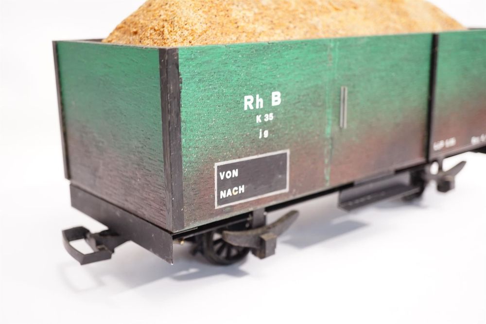 8ß LGB RhB Hochbordwagen grün WSM | Kaufen auf Ricardo