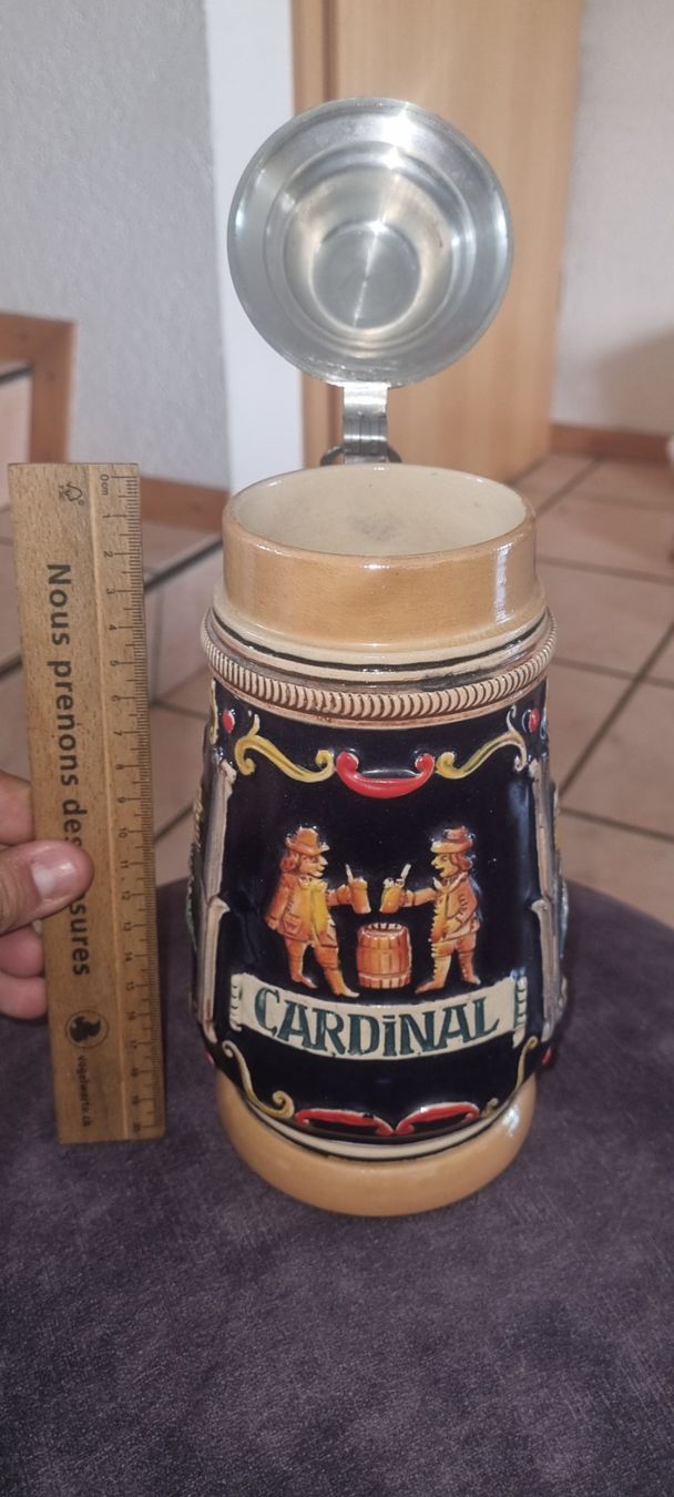 Sonstiges zum Sammeln & Seltenes: Chope à Bière Cardinal !!! Collector !!! – Gebraucht aus Riaz von the_587p 1