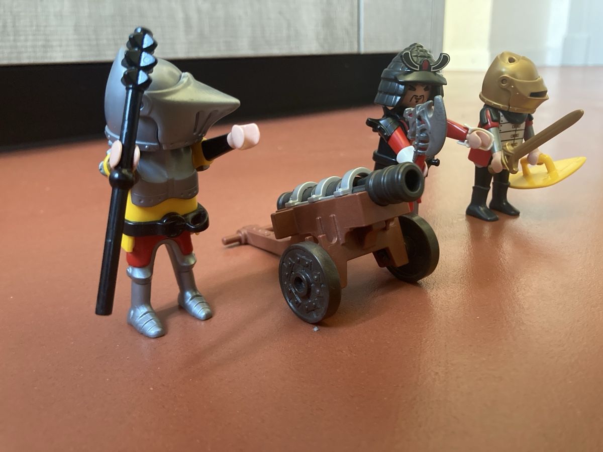 Playmobil Giocattoli: Playmobil Ritter Figuren mit Kanone – Usato da Spiegel b. Bern venduto da Thoemub 1