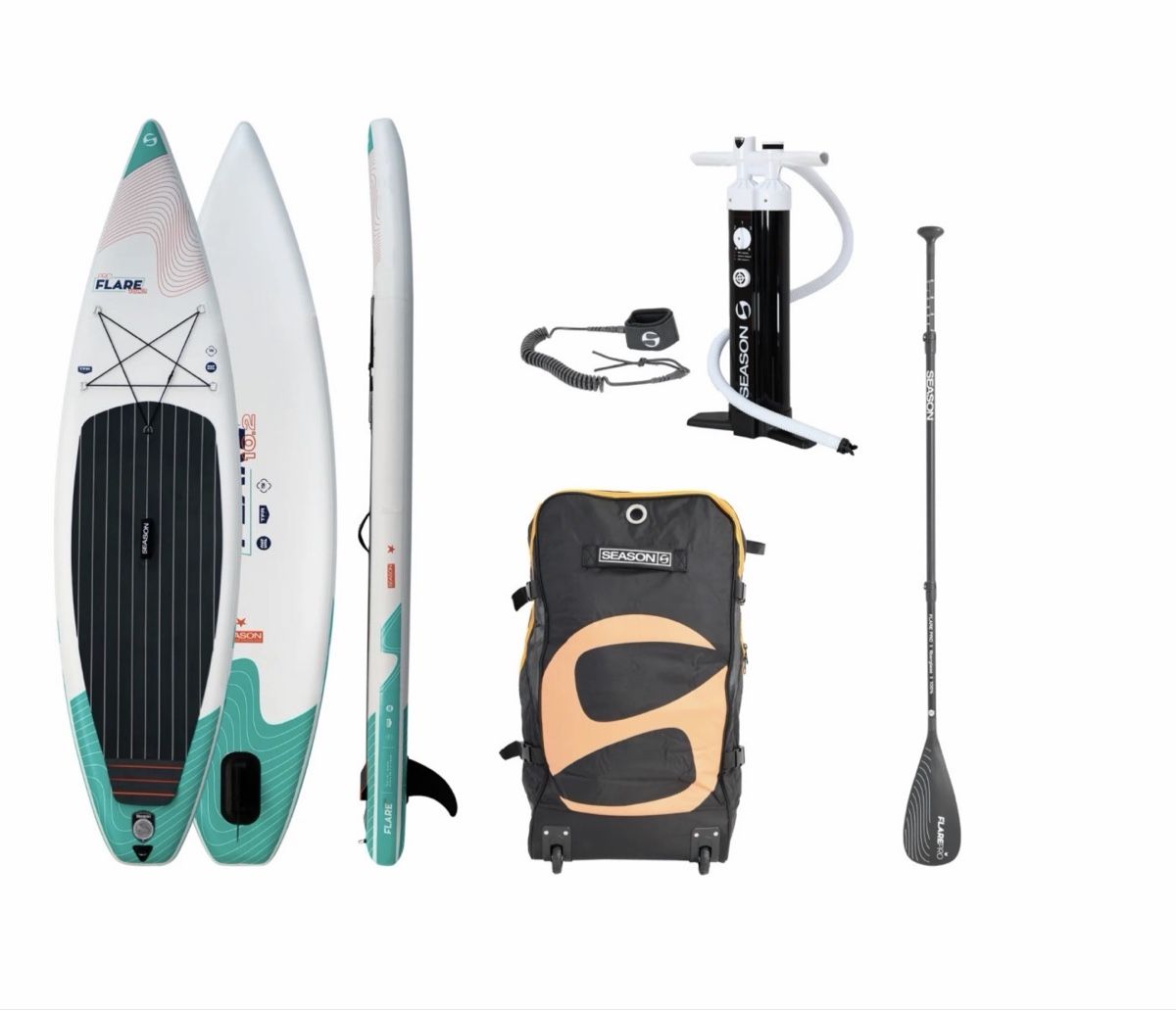 Tavole da surf e di nuoto: Season SUP Board Set 10'2 Neu – Nuovo e nell'imballaggio originale da Weisslingen venduto da ahm_k2fz