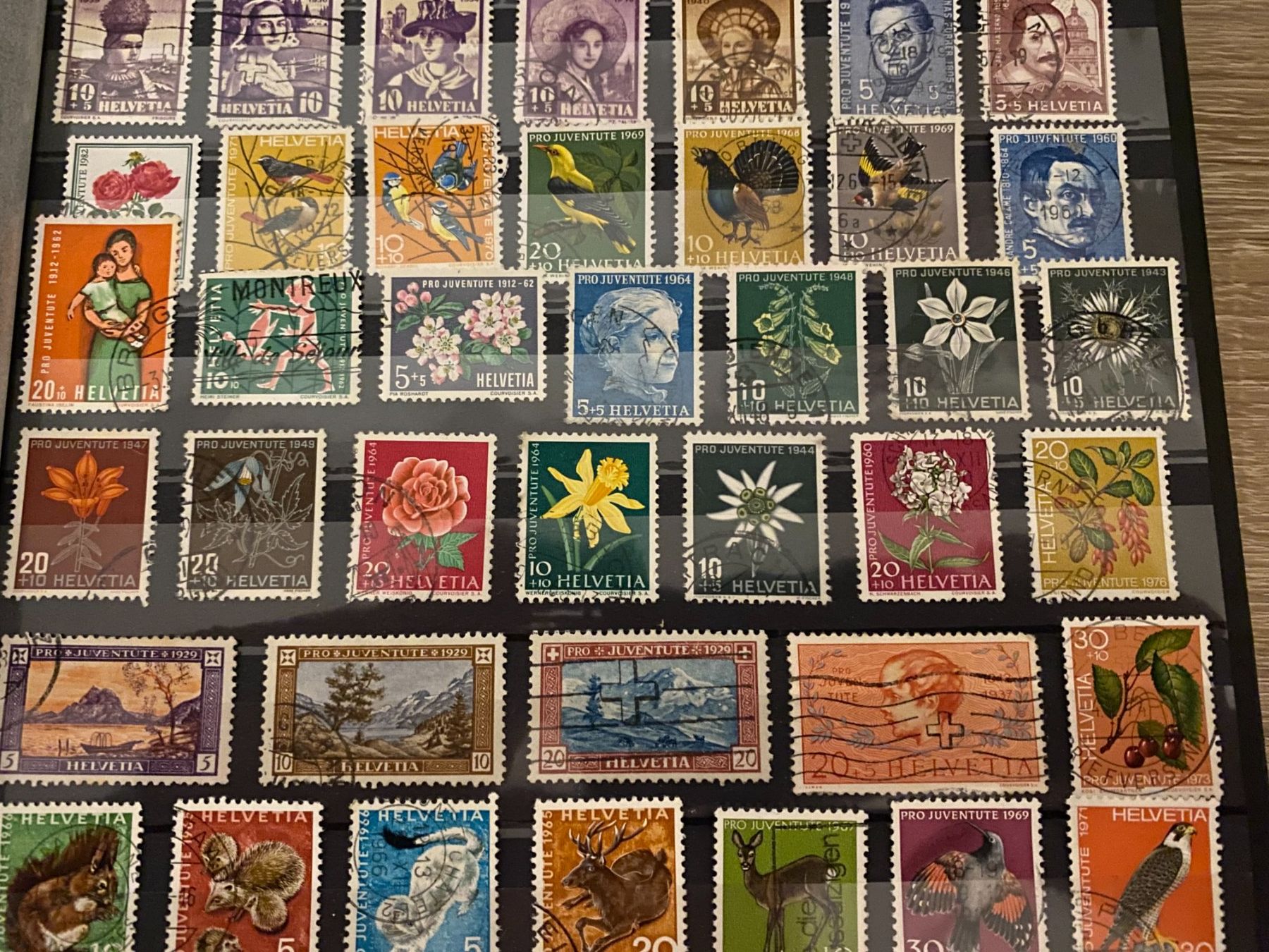Tous les timbres: Briefmarken Schweiz Pro Juventute – D'occasion à matten b. interlaken par jfran17 3