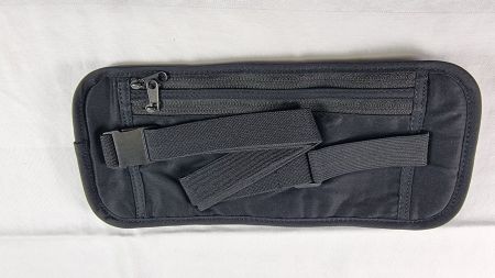 Reise Bauchtasche Geldgürtel schwarz Hüfttasche für Urlaub
