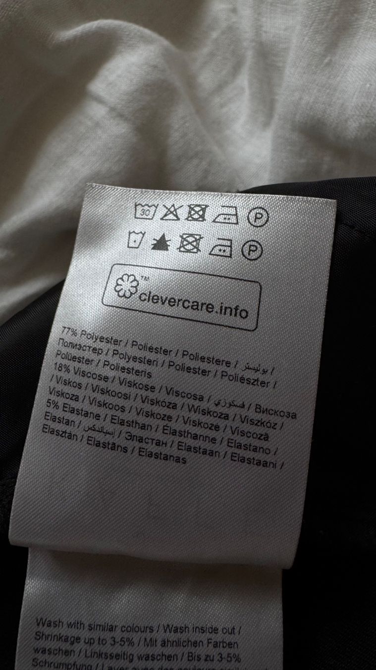 Pantaloni: Schwarze Stoffhose Gr. 34 von Kaffe – Nuovo (secondo la descrizione) da Zürich venduto da Aya03 4
