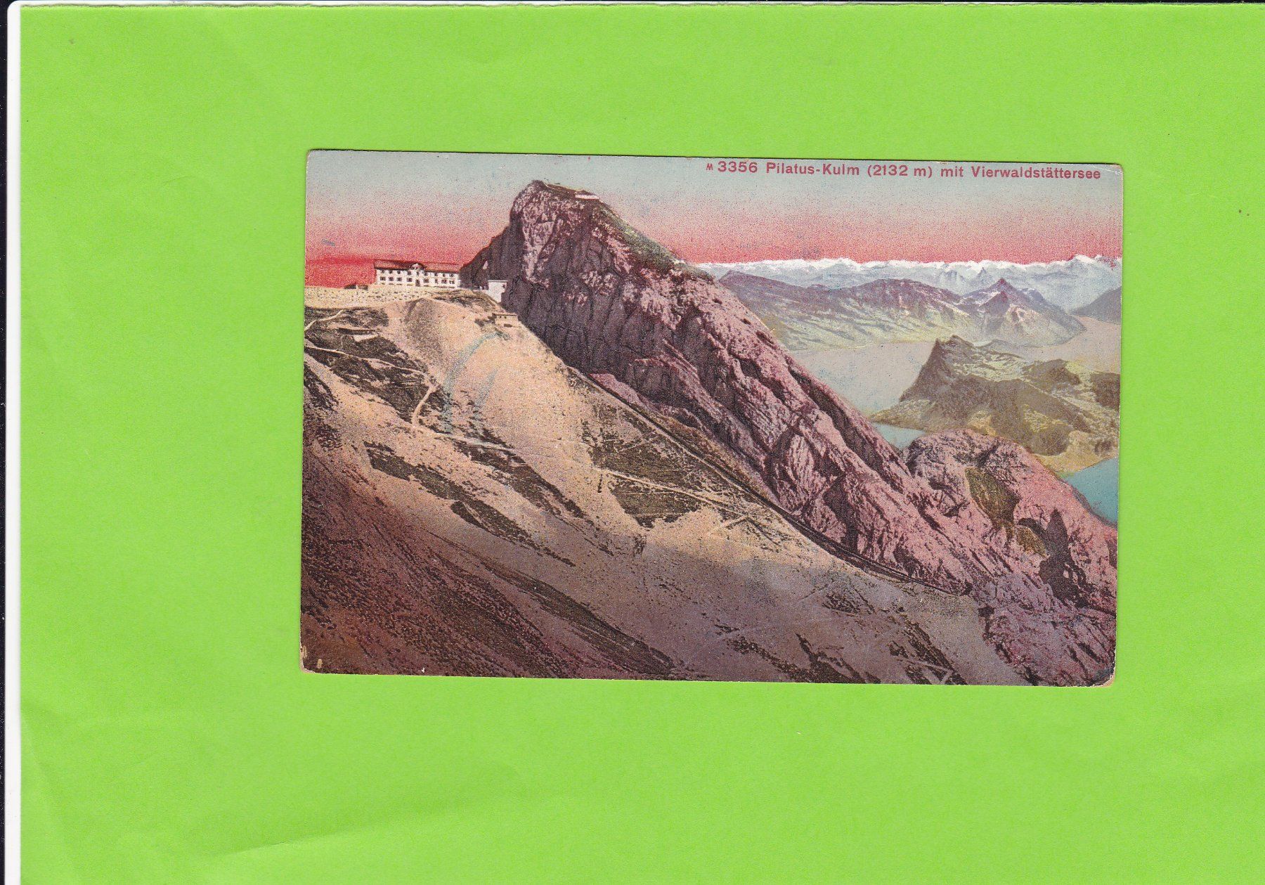 Cartoline postali: Pilatus Kulm – Usato da St. Peterzell venduto da neckertal