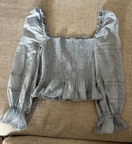 Reformation Camicette: Reformation Carmenbluse mit Puffärmeln gr. s – Usato da Jonen venduto da Lux.K. 1